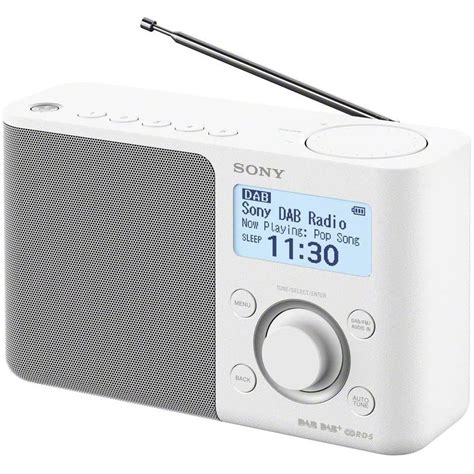 Sony Xdr S61d Portable Dabdabfm Digital Radio White