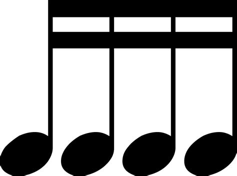 4 Sixteenth Notes Note Png Picture Sixteenth Note Eighth Note