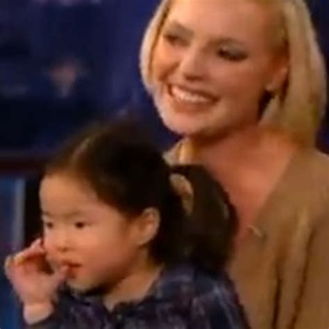 Katherine Heigl Introduces Super Shy Daughter Naleigh To Jimmy Kimmel E Online Ca