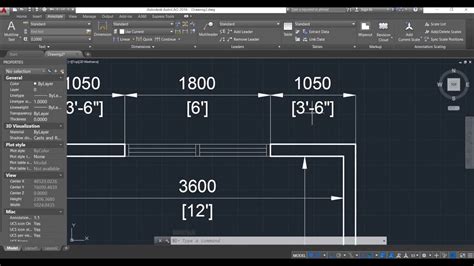 How To Set Dimension Both Mm And Ft On One Drawing In Autocad Youtube