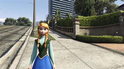Anna Of Arendelle Frozen Add On Ped Gta Mod Hot Sex Picture