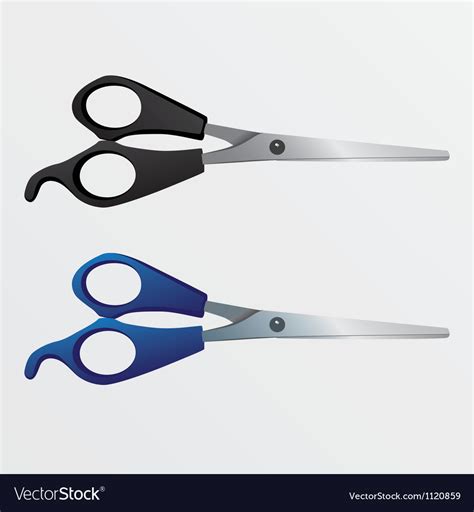 Two Scissors Royalty Free Vector Image Vectorstock