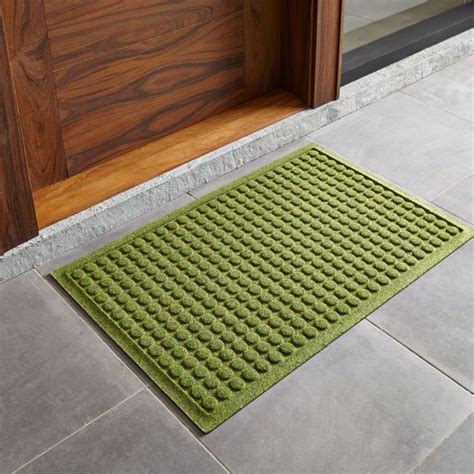 Thirsty Dots Green Doormat Crate And Barrel In 2020 Indoor Door