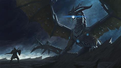 Image Dragon Age Mass Effect Dragons Warriors Wings Dragon 3840x2160
