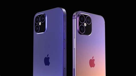 Iphone 12 In The New Navy Blue Color Is Shown In A Video Concept