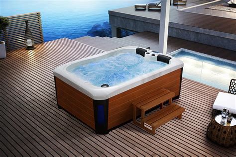 Outdoor Hydro Spa 2 Person Hot Tub Foshan Hosta Sanitary