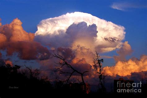 Mushroom Cloud At Sunset Photograph By Doris Wood