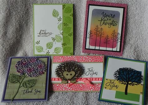 Stampin' Up! Thoughtful Branches bundle, cards from my Thoughtful Branches Inspiration class ...