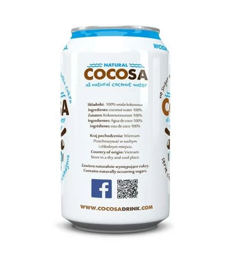 Cocosa Kokosova Voda Negazirana 330ml Veganskosi