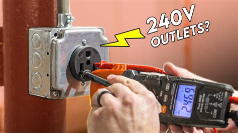 How To Install A 240v Outlet Workshop Renovation 17 Youtube