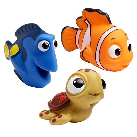 Amazon Com The First Years Disney Finding Nemo Bath Toys Dory Nemo And Squirt Squirting