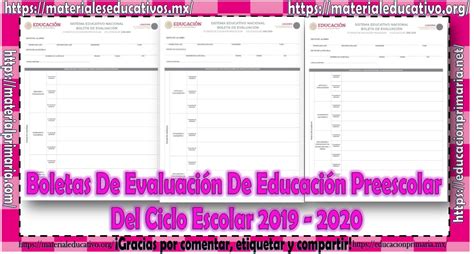 Grupo megamedia es la corporación de medios con mayor audiencia en el sureste de méxico. Boletas de evaluación de educación preescolar del ciclo escolar 2019 - 2020 | Material Educativo
