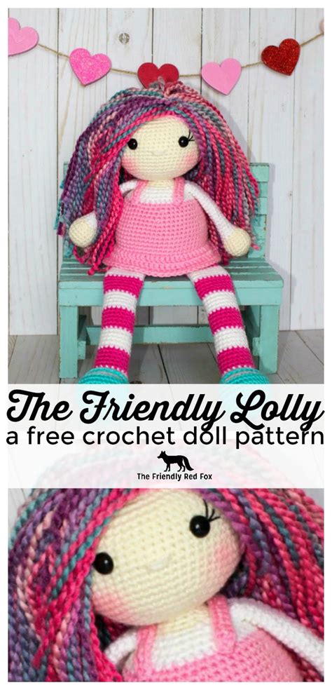 The Friendly Lolly A Free Crochet Doll Pattern