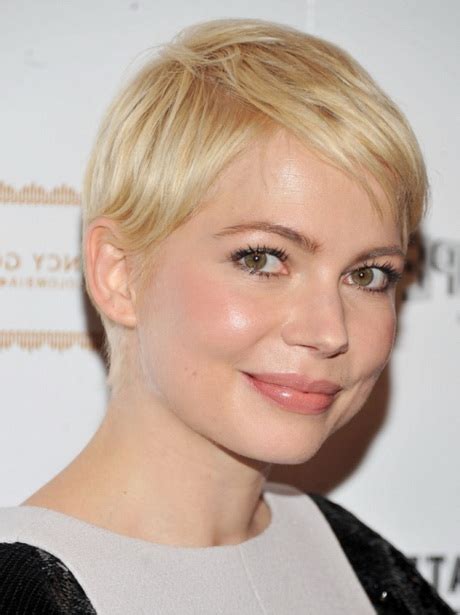 If you have a round face and want to have a beautiful bun then this is it. Pixie haircut for round face