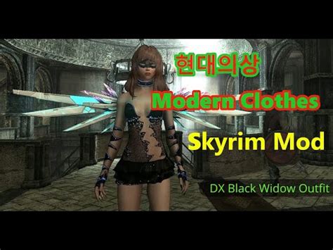 Dx Black Widow Outfit Sse Cbbe Female Youtube