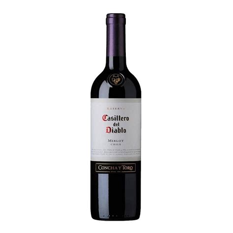 Casillero Del Diablo Vino Tinto Merlot Botella 750ml