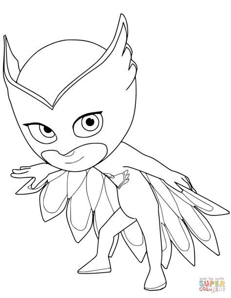 Owlette Mask Template Pdf Pdf Template