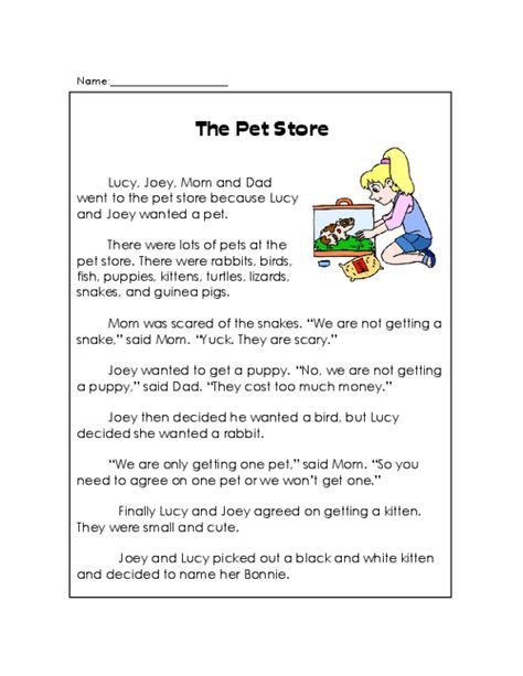 43 Best Reading Comprehension Worksheets Images On Pinterest