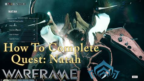 We have also cherry picked fixes and changes from hotfix 30.1.1. Warframe | Quest | Natah - YouTube