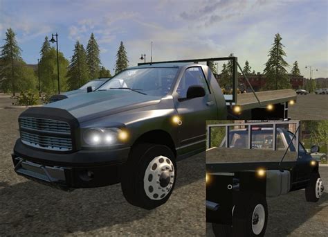 Dodge Flat Bed W Rails Truck Fs17 Farming Simulator 17 Mod Fs 2017 Mod