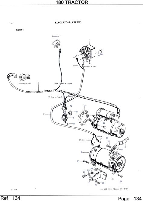 The first diagram is for the carburettor engines and the second diagram is for the diesel engine variants. Massey Ferguson 240 Wiring Diagram - Wiring Diagram