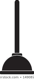 Toilet Plunger Vector Icon Simple Illustration Stock Vector Royalty Free Shutterstock