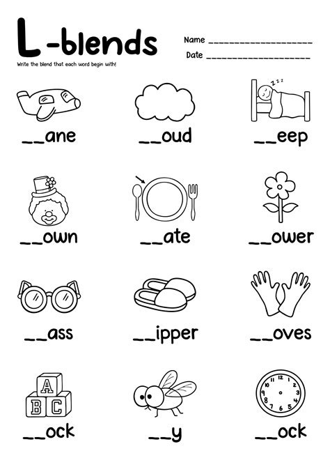 14 Best Images Of Blending Words Worksheets For Kindergarten Initial