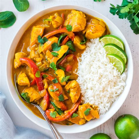 Coconut Chicken Curry 30 Minute Recipe Easy And Healthy Dinner Idea
