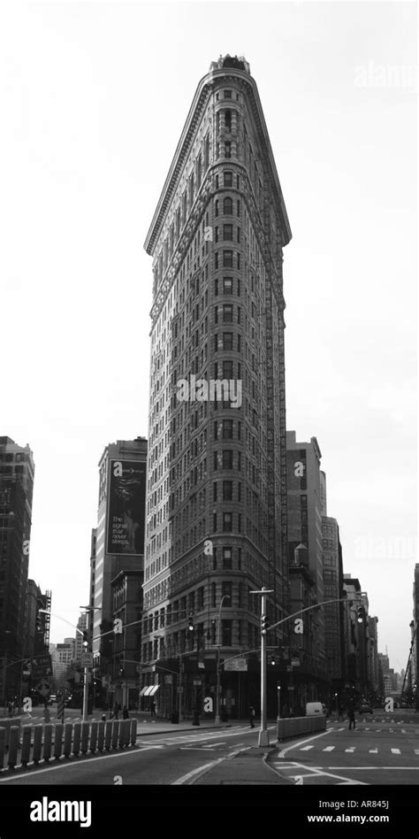 The First Skyscraper Built In New York Flatiron Stock Photo Royalty