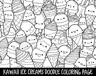 Best coloring pages of the most popular animals. Popsicle Doodle Coloring Page Printable Cute/Kawaii ...