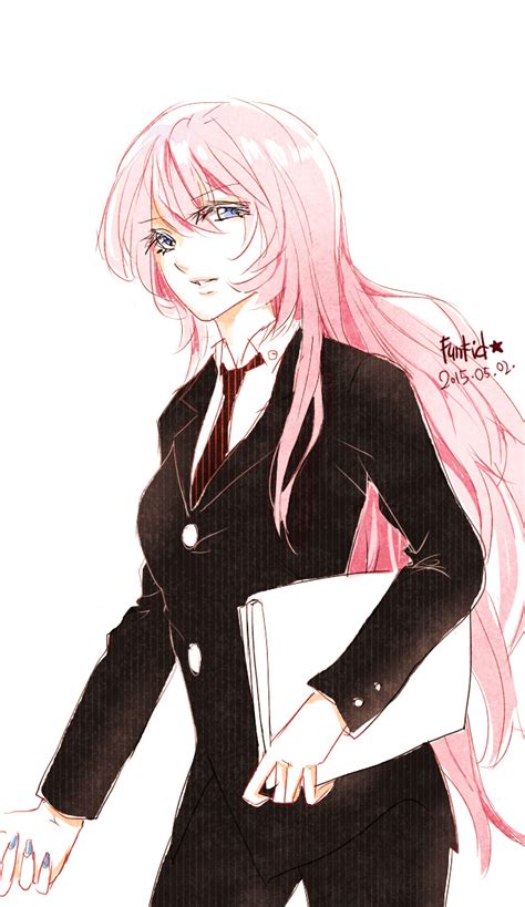 Megurine Luka Hello Worker Vocaloid And Etc Drawn By