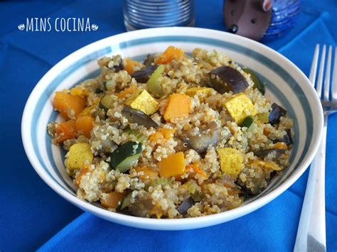Mins Cocina Quinoa Con Verduras Y Tofu Al Curry