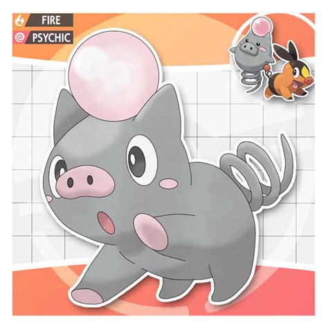 Tepink The Bouncing Pig Pokemon By Reikimura10 On Deviantart