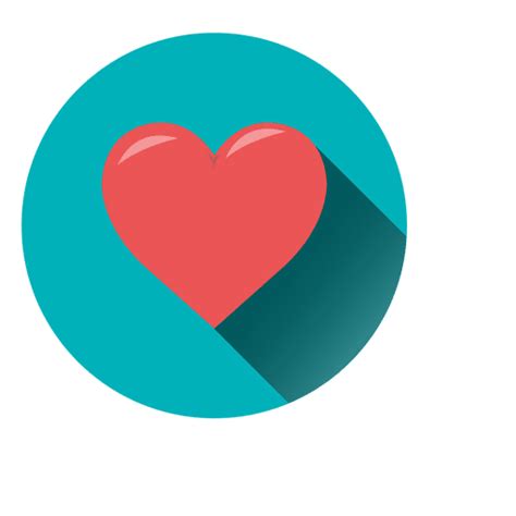 Heart Circle Icon Transparent Png And Svg Vector File