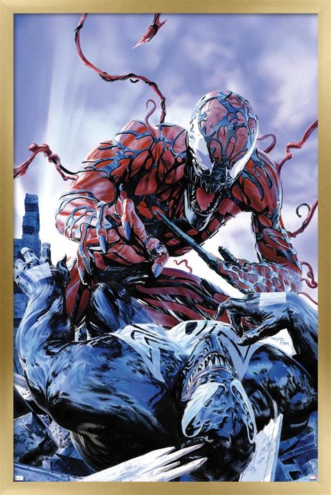 Marvel Comics Carnage Battle With Venom Wall Poster 14725 X 22