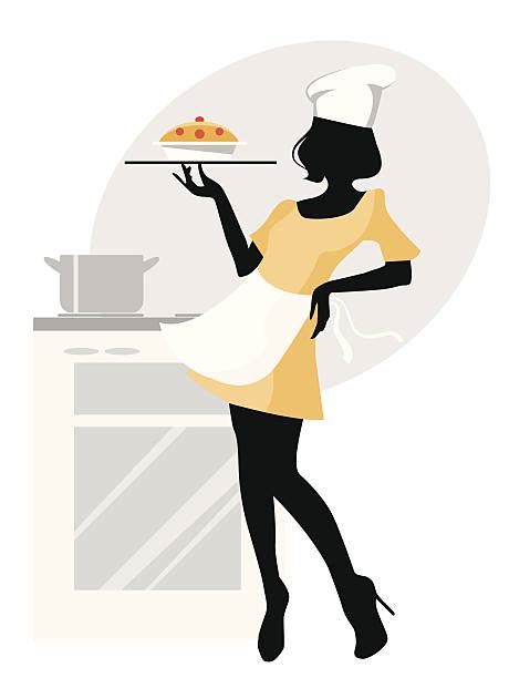 Baker Girl Silhouette Illustrations Royalty Free Vector Graphics And Clip Art Istock