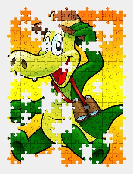 Cartoon Alligator Free Jigsaw Puzzles Online