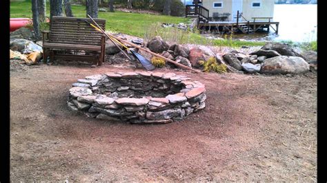 Building A Stone Fire Pit Cody Home Improvement Youtube