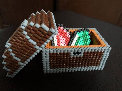 Perler Bead Storage Treasure Chest By Moonlit8bit On Etsy Bead Storage