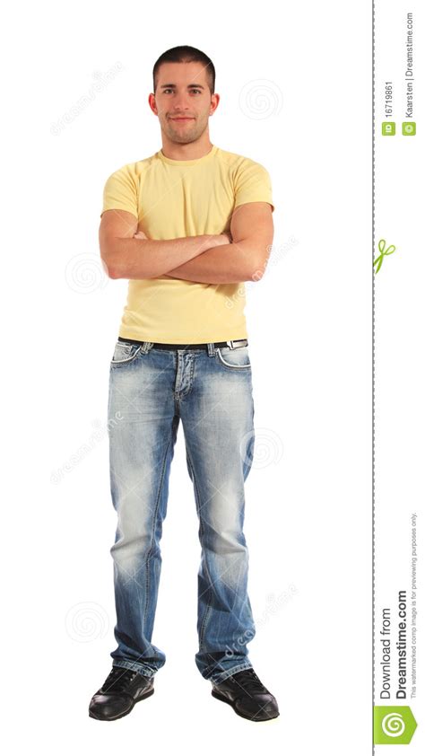 Young man standing stock image. Image of athletic ...
