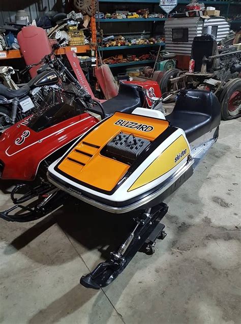 1973 Ski Doo Blizzard Vintage Sled Vintage Racing Snowmobile