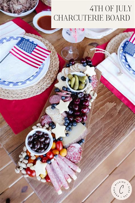 Red White And Blue Charcuterie Board Charcuterie Charcuterie Board