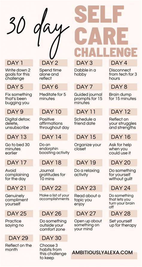 30 Day Mental Wellness Challenge For Serious Self Improvement