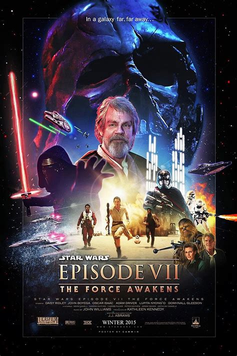 Star Wars Episode VII The Force Awakens Poster Star Wars Wallpaper Star Wars Artwork Movies