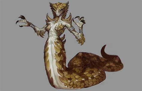 Im Not Going To Use The L Word Creature Artwork Lamia Creature Art