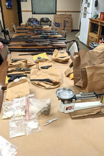 Sheriff Ounces Of Meth Guns Seized In Bust Local News