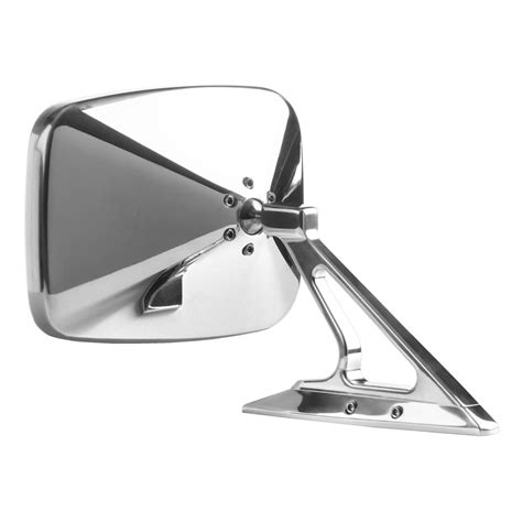 Rectangular Billet Convex Glass Rear View Door Mirrors