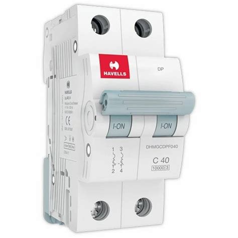 Double Pole 40a Havells Mcb Dp C Curve At Rs 1454piece In Chennai Id