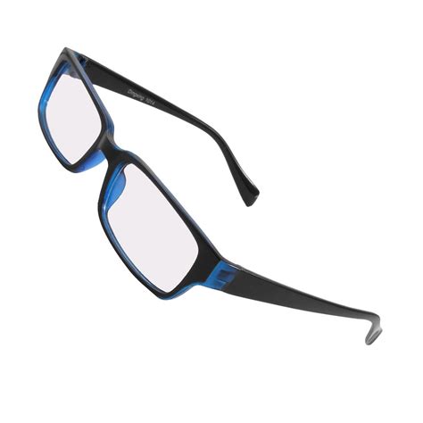 Unisex Plastic Plain Glasses Spectacles Eyeglasses Clear Lenses Black Frame Walmart Canada