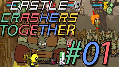 Let S Play Castle Crashers Part 1 Ein Chaotischer Haufen Legt Los Youtube